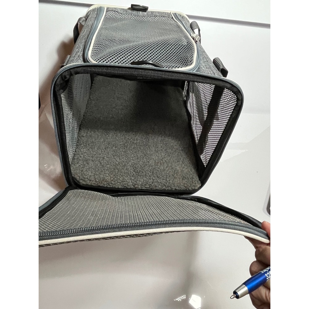 Petisfam Pet Carrier Dog Cat  Soft Sided Mesh Breathable Travel no strap